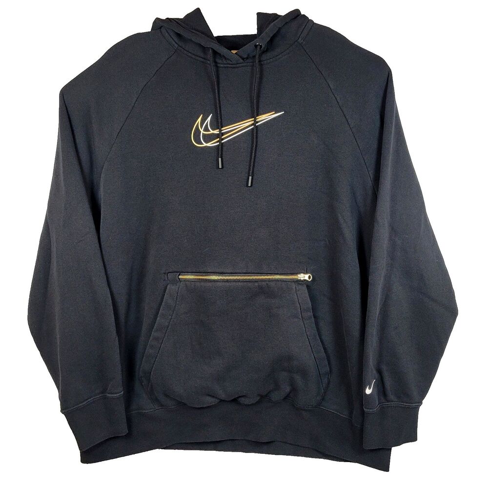 Nike Sportswear Womens Oversized Fit Dance Black Hoodie Size Medium